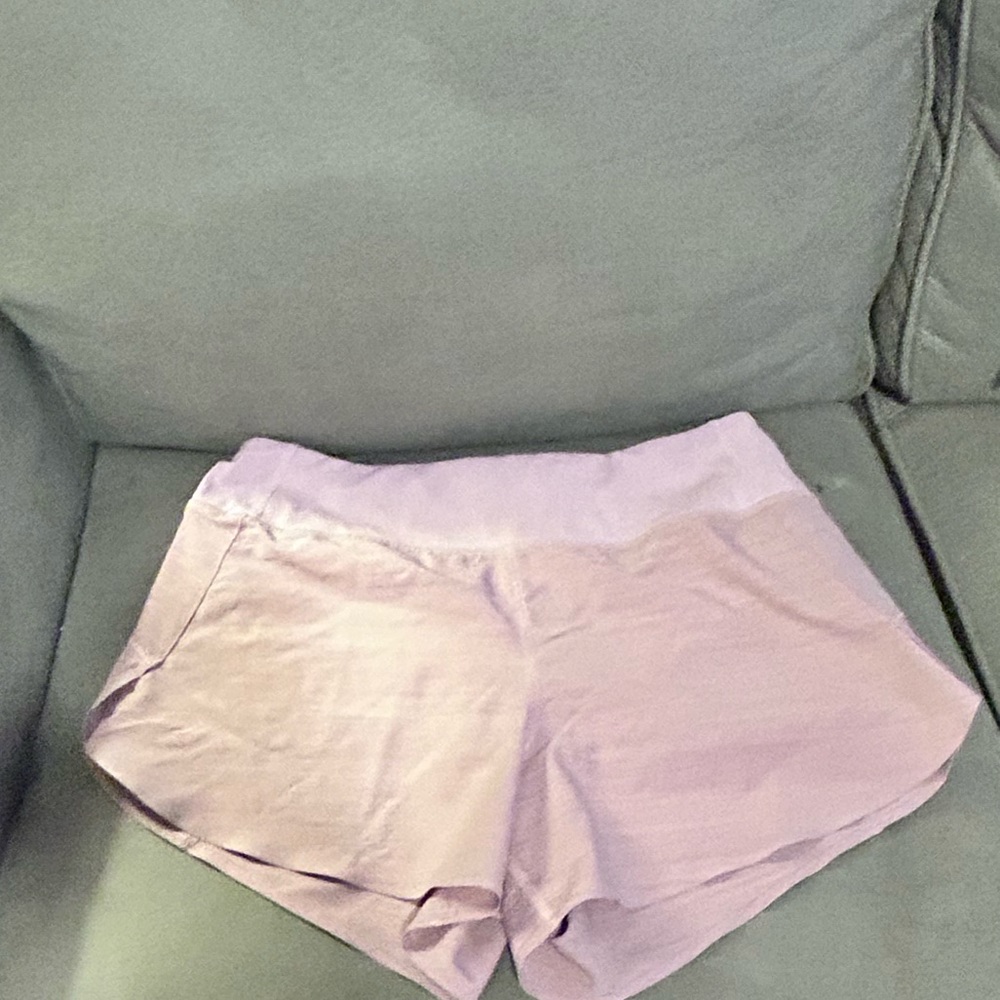 light pink athleta shorts run with it textured 3.5 inseam size s #92